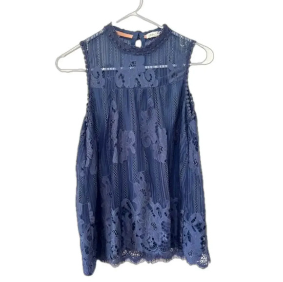 skylar and jade Tops - Skylar And Jade Lace High Neck Top